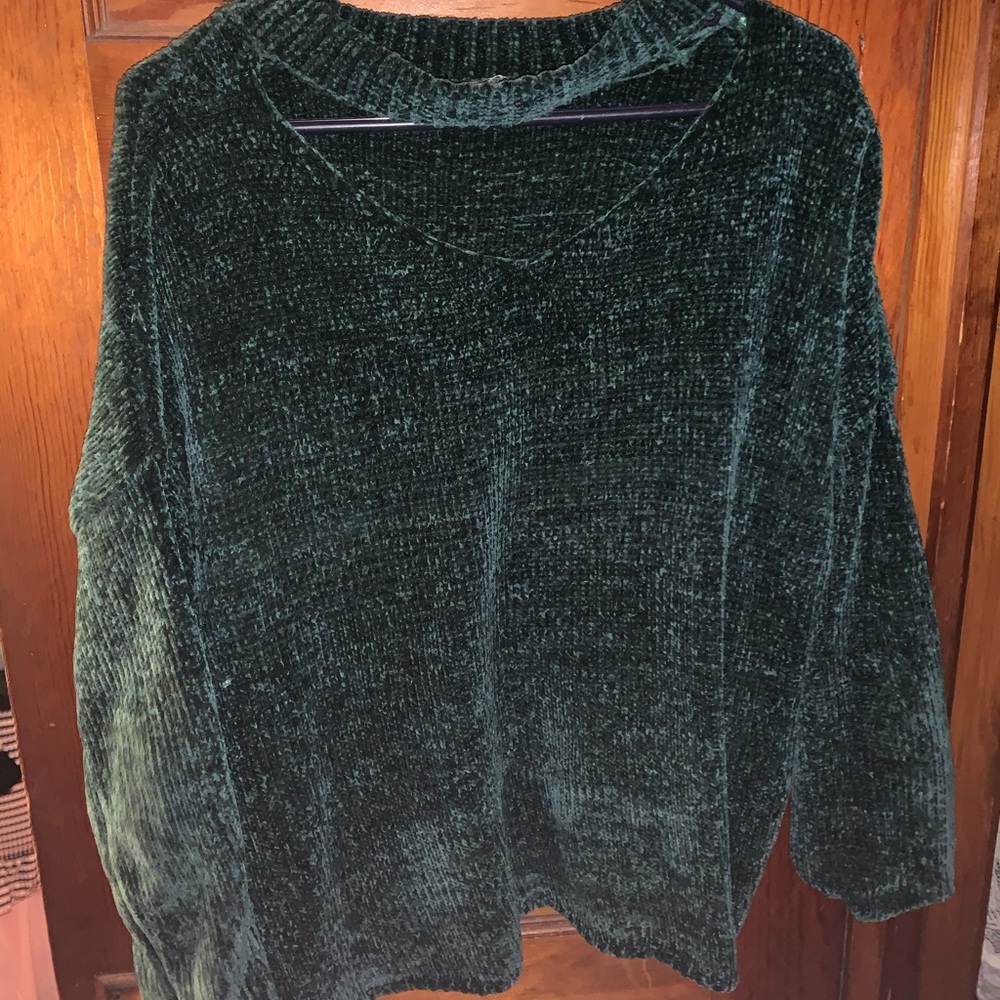 Velvet sweater
